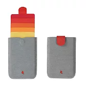 荷蘭 allocacoc dax卡片收藏夾/紅灰色