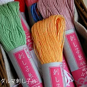 日本DARUMA THREAD/職人染技飽和綿線[山吹]
