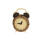 韓國 WOODSUM 輕手作。木製模型/經典雙鈴造型鐘