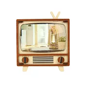 韓國 WOODSUM 輕手作。木製模型/懷舊電視機