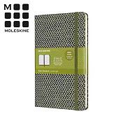 MOLESKINE BLEND織布系列限量筆記本 -L型橫線綠