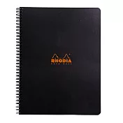 【Rhodia】Classic_A4+ 線圈筆記本_方格內頁_黑色