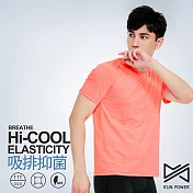 Run Power 專業重磅速乾型運動上衣7501_M橘色