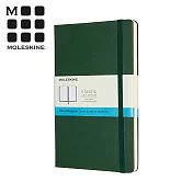 MOLESKINE 經典硬殼筆記本 (L型) -點線綠