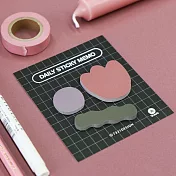 7321 Design 日好幾何N次便利貼-鬱金香