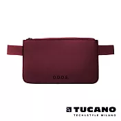 TUCANO ODDS 潛水布防水防盜拉鍊式腰包-酒紅