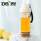 【OMORY】Tritan 鮮萃瓶400ml-白色