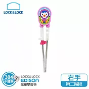 【樂扣樂扣】愛迪生聰明學習筷系列／PETTY右手專用不鏽鋼材質(第二階段)