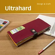 Ultrahard Traveler系列雙拉鍊收納袋-東京TYO(紅)