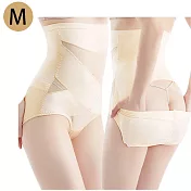 後脫式高腰透氣塑身提臀褲-貼身膚M號