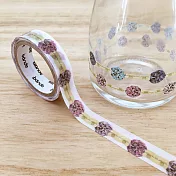 【bande】和紙膠帶轉印貼紙_寶石 (粉色)