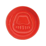 【KAKUNI】風水達摩浮出醬料碟 ‧ 赤(工作運)