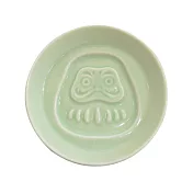 【KAKUNI】風水達摩浮出醬料碟 ‧ 綠(才能運)