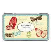 美國 Cavallini & Co. RUBBER STAMPS 印章組蝴蝶 (大盒)