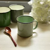 【Homely Zakka】復古琺瑯 經典素色咖啡7號杯(果綠)
