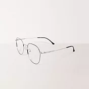 【ASLLY】質感英倫風輕盈銀框濾藍光眼鏡