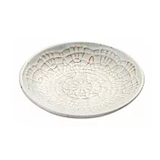 【西海陶器】essence Doily白化粧蕾絲燒紋皿 ‧小