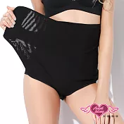 【天使霓裳】公主蠻腰 產後高腰黏貼收腹提臀內褲M黑