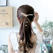 【Hera 赫拉】燦若繁星流蘇鏈日韓淑女髮圈-4色黃