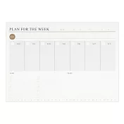 【Mark’s】Notepad一日一枚週記事本 ‧ 白