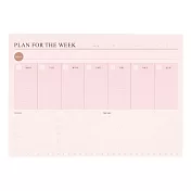 【Mark’s】Notepad一日一枚週記事本 ‧ 粉