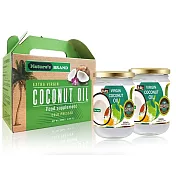 【鮮食優多】娜萃斯冷壓初榨椰子油禮盒組 500ml（2瓶）