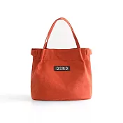 夏日豐彩 帆布午餐便當袋(提/揹兩用)-紅