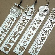 多功能書籤美術尺(10cm)4入套組‧熱氣球‧魚缸‧旋轉木馬‧鳥籠