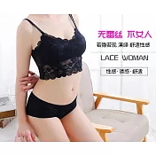 JDS@本舖＿夏季爆款小性感 蕾絲背心黑色
