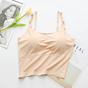 JDS@本舖＿冰絲清爽舒服透氣 內搭小背心膚色
