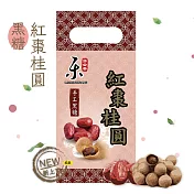 【樂金香】台灣手工黑糖茶磚手提禮盒(紅棗桂圓)(420g/盒)
