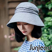 Sunlead 日系防曬抗UV寬緣護頸可折邊遮陽帽(黑色)