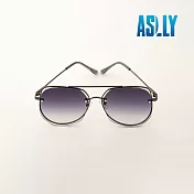 【ASLLY】拼接縷空款雷朋漸層墨鏡/太陽眼鏡