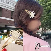 【SJ】韓版綻放之花造型髮夾/BB夾/邊夾(兩款)-綻放之花