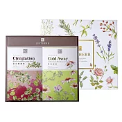 【香草集JustHerb】精選雙茶禮盒-附提袋(雷公根循環+健康促進)