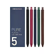 PURE 書源 0.5中性筆國風 5色