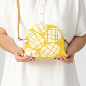 蘑菇帆布隨身收納包 / 芒果