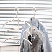 【KM生活】日式簡約省空間三層衣架1入/組