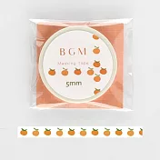 【BGM】和紙膠帶 細版Life系列 ‧橘子