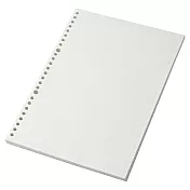 [MUJI無印良品]植林木不易透色活頁紙/B5.方眼.5mm.100頁