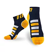 【titan】太肯 功能慢跑襪 2s　M 藍/黃