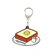 【HIGHTIDE】個性橡膠鑰匙圈 ‧吐司