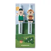 [星巴克]咖啡小熊造型筆組