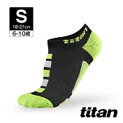【titan】太肯 功能慢跑踝襪 2s S 黑/黃