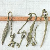 輕靈之森書籤*三入套組麒麟鹿、神燈、鑰匙