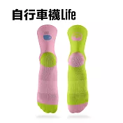 【titan】太肯 自行車襪 Life M 粉/綠