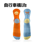 【titan】太肯 自行車襪 Life L 橘/藍