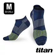 【titan】太肯 三鐵競速踝襪 M 藍