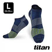 【titan】太肯 三鐵競速踝襪 L 藍