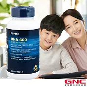 GNC健安喜 DHA魚油600膠囊60顆(DHA/ω-3脂肪酸)